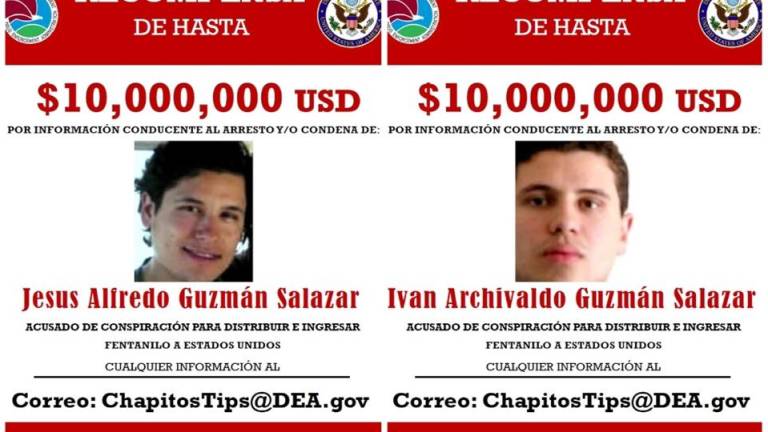 DEA duplica recompensa por ‘El Alfredillo’, hijo de ‘El Chapo’