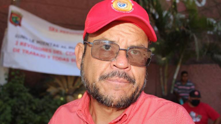 Alejandro Pimentel Medina, dirigente del Sindicato de Trabajadores al Servicio del Ayuntamiento de Guasave.