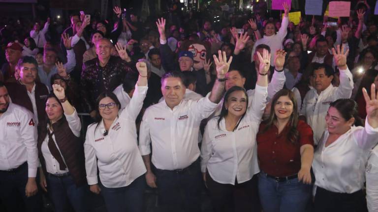 Imelda Castro y Enrique Inzunza arrancan campaña al Senado; prometen continuar con la Cuarta Transformación