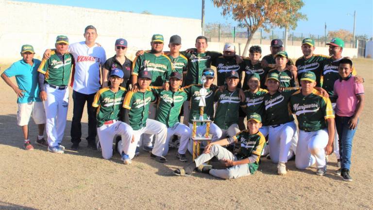 Mangueros se lleva el título en beisbol juvenil en Escuinapa