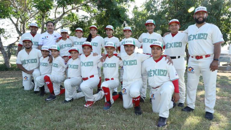 Listos jóvenes peloteros mazatlecos para competir en Costa Rica