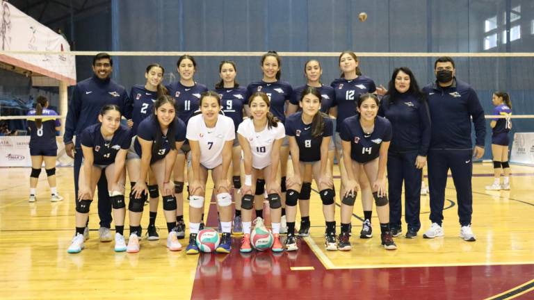 Águilas UAS arranca con triunfos en el voleibol de la Universiada Regional