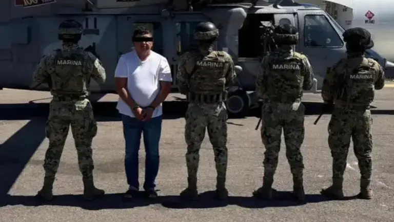 Audias Flores Silva fue detenido por la Marina el pasado 27 de abril.