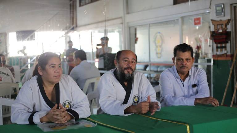 En rueda de prensa anuncian la Activación del Adulto Mayor a través del Arte Marcial Taekwondo.