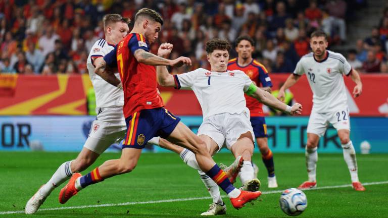 España logró mantener su paso perfecto en la Liga de Naciones de la UEFA.