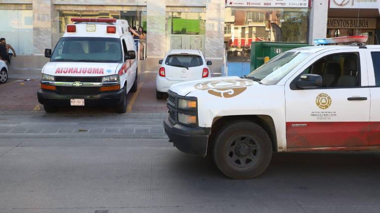 El lesionado fue trasladado a una clínica privada.