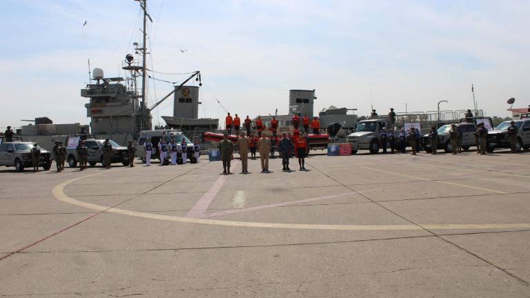 Lista la Secretaría de Marina Armada de México para brindar seguridad en las playas de Mazatlán.