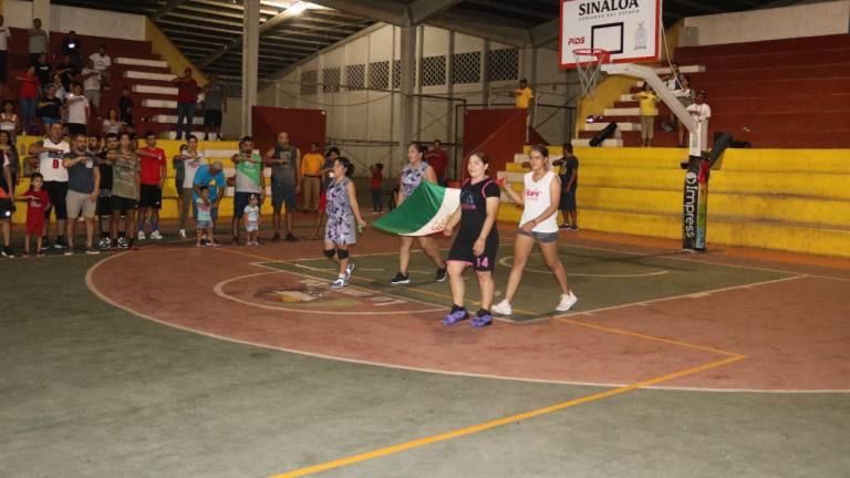 Inauguran Torneo de Basquetbol Municipal de Escuinapa