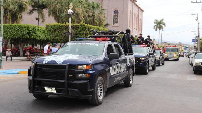 Elementos de diversas corporaciones participan en el operativo de seguridad por el periodo vacacional de Semana Santa.