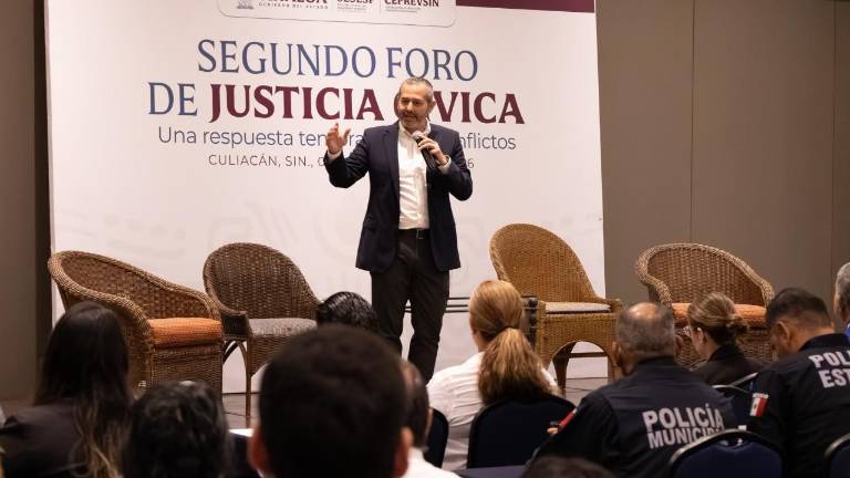 En Culiacán realizan foro para socializar la justifica cívica.