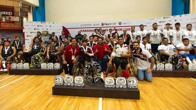 El equipo sinaloense de Baloncesto sobre Sillas de Rueda se proclamó campeón al lograr el oro en los Paranacionales Conade.