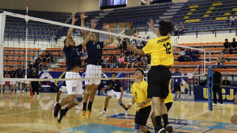 Águilas UAS arranca con triunfos en el voleibol de sala de la Universiada Nacional