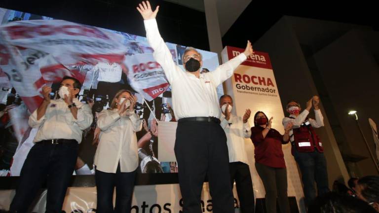 Rubén Rocha Moya inicia su campaña por la gubernatura de Sinaloa.