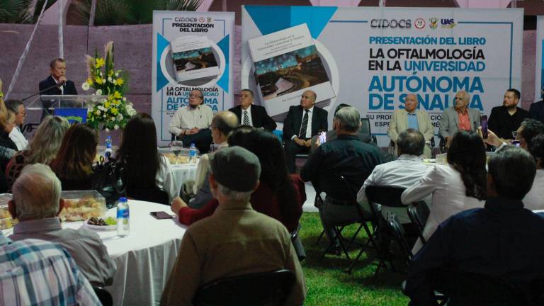 Presentan libro sobre ‘La oftalmología en la Universidad Autónoma de Sinaloa’