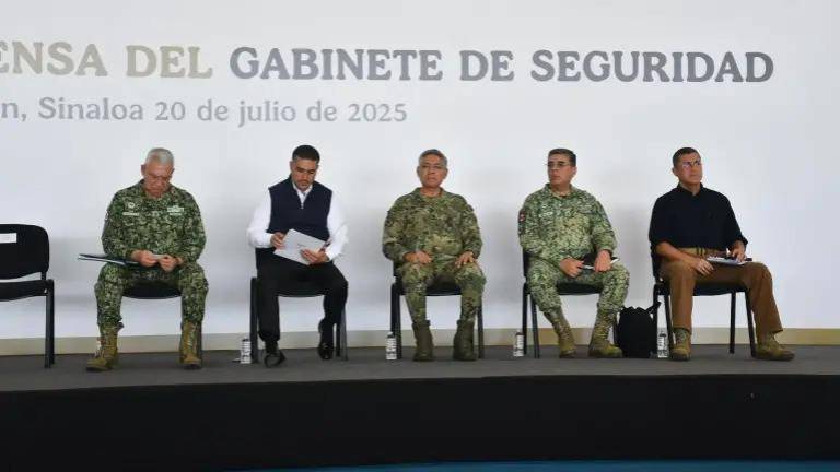 Integrantes del Gabinete de Seguridad que han sesionado en Culiacán.