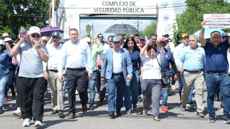 El Rector de la UAS Jesús Madueña Molina durante la comparecencia ante el juez el jueves pasado.