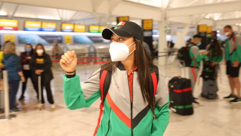 La softbolista Steffy Aradillas.