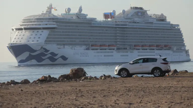 Llegada a Mazatlán del crucero Royal Princess.