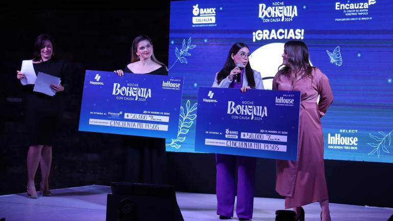 Ambas fundaciones reciben 50 mil pesos en la segunda edición de La Noche Bohemia.