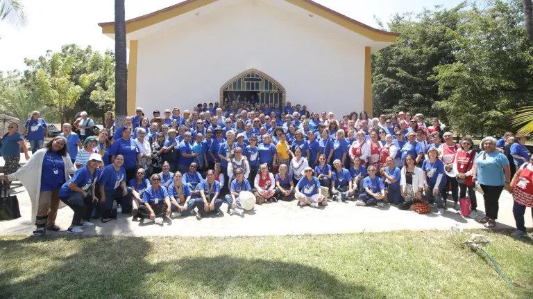 Integrantes de Anspac Mazatlán participaron en el retiro de Cuaresma en el Seminario Diocesano.