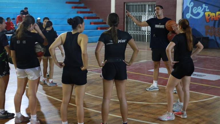 Las jugadores demostraron su talento en el Try Out de Mazatlán Marinas Basketball.