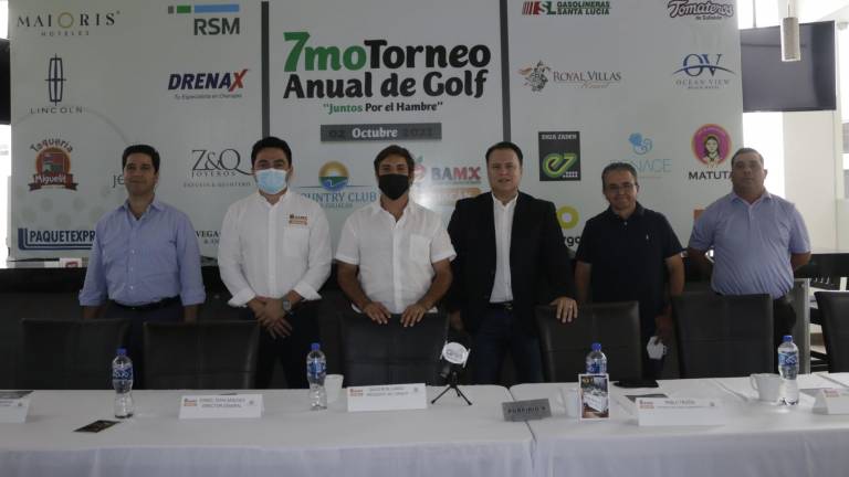 Invitan al séptimo Torneo Anual de Golf, a beneficio del Banco de Alimentos de Culiacán.