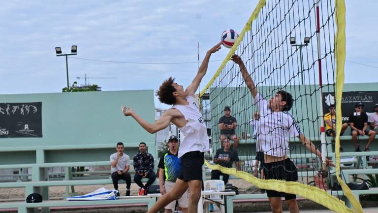 Mazatlán hace valer su calidad en el voleibol de playa.
