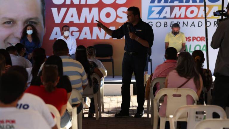 Mario Zamora Gastélum, candidato de la Alianza Va por Sinaloa a la Gubernatura.