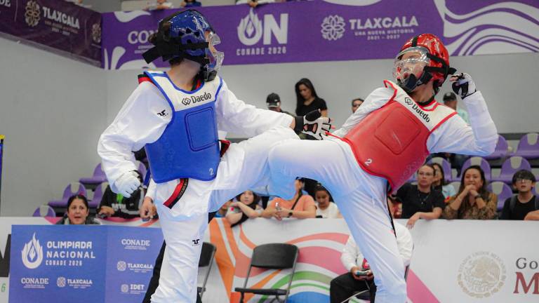 Sinaloa sumó sus primeras preseas en los combates de taekwondo de los Nacionales Conade.