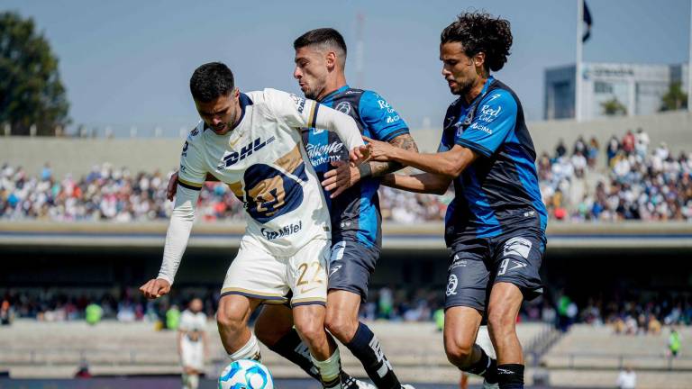 Pumas y Querétaro reparten puntos en el debut del Clausura 2026.