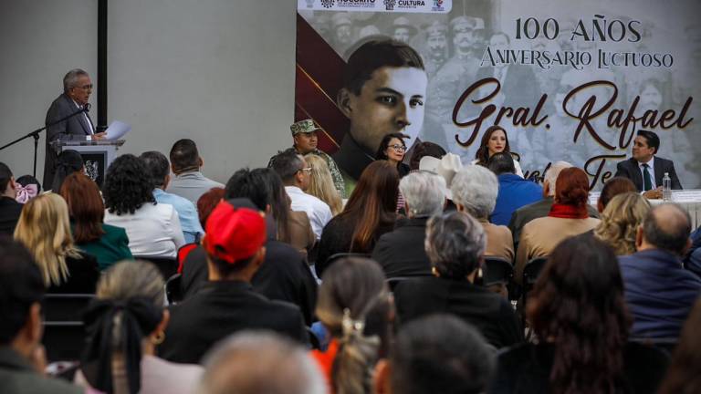 El General Rafael Buelna Tenorio, “El Granito de Oro”, fue recordado este martes en su natal Mocorito a 100 años de su aniversario luctuoso.