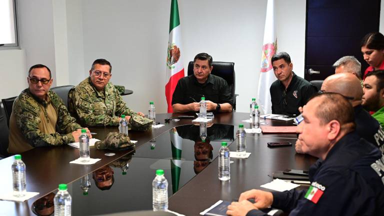 Fuerzas federales, estatales y municipales refuerzan la seguridad en la Feria Ganadera 2025 de Culiacán.