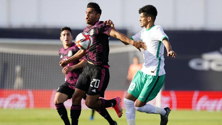 La Selección Mexicana de futbol Sub 23 empató ante Arabia Saudita en duelo amistoso.