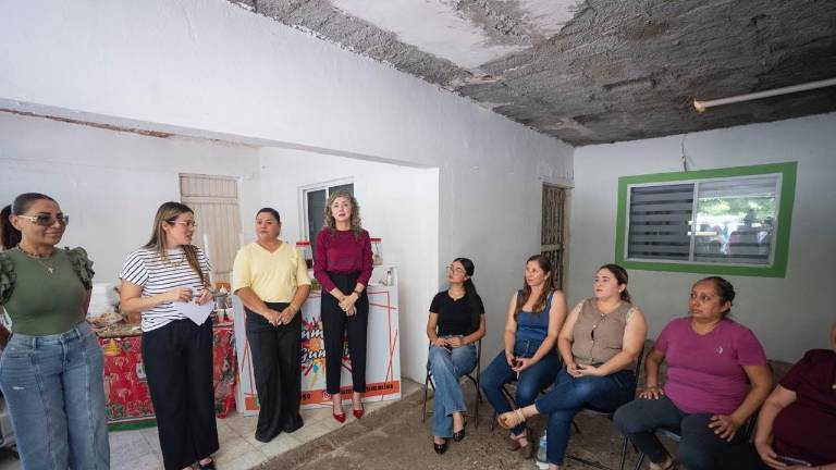 Mujeres emprendedoras de la sindicatura Villa Adolfo López Mateos recibe apoyos de parte del Gobierno de Culiacán.