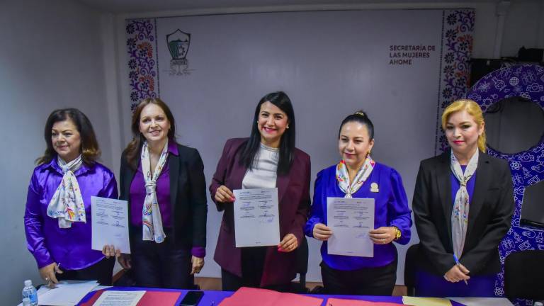 Este convenio de colaboración está diseñado para otorgar acompañamiento, asesoría y capacitación completamente gratuita a las mujeres ahomenses.