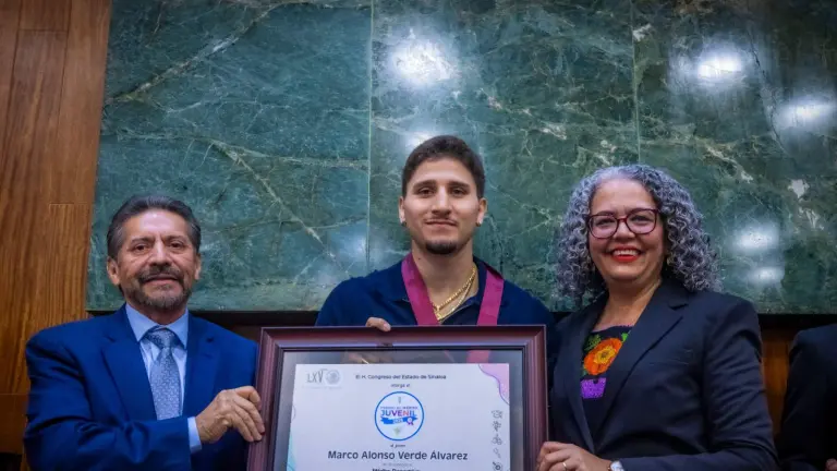 Marco Alonso Verde Álvarez fue reconocido en la categoría Mérito Deportivo.