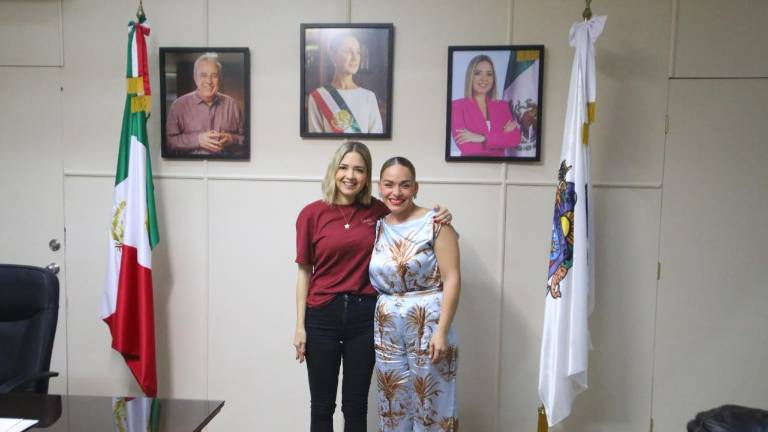 La Alcaldesa Estrella Palacios Domínguez sostuvo una reunión de trabajo con la presidenta de la Canirac Mazatlán, Rosa Cecilia Osuna Guerrero.