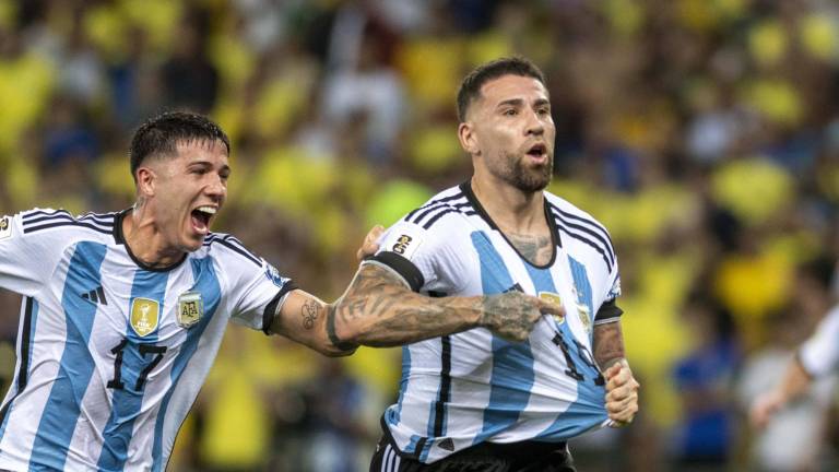 Nicolás Otamendi logró el gol de la victoria para Argentina sobre Brasil.