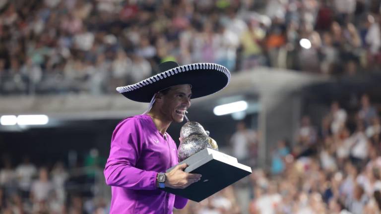 Rafael Nadal gana su cuarto Abierto Mexicano de Tenis.