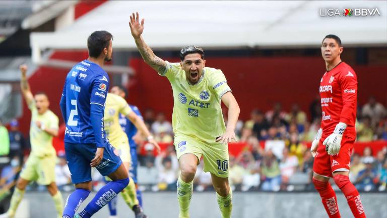 Diego Valdés marcó el primer gol de las Águilas.