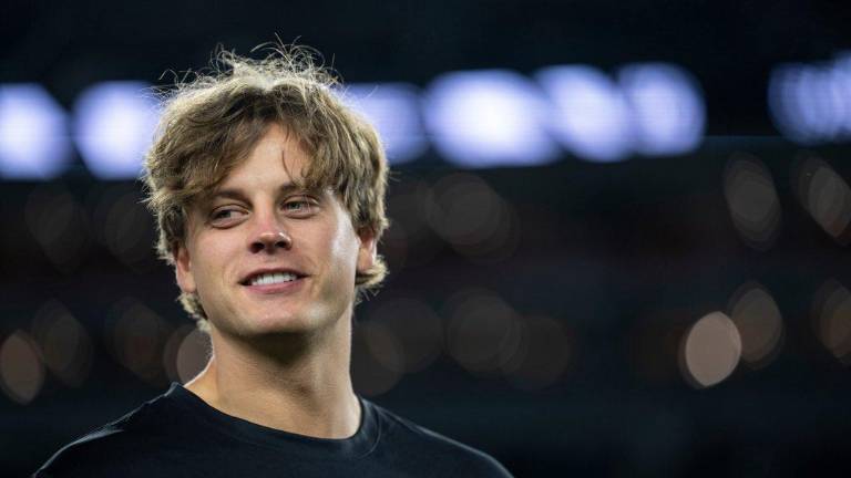 Joe Burrow no tendrá actividad ante los Patriots, este domingo.