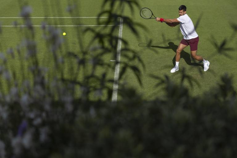 Novak Djokovic ya está en Wimbledon