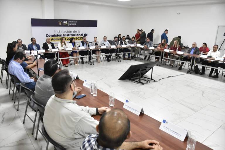 Tras instalar la Comisión Institucional de Admisión, el Rector Jesús Madueña anuncia el Proceso de Preinscripción para el ciclo 2026-2027; se refrendará la cobertura universal