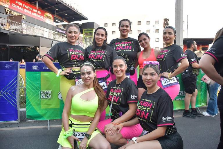 Entre luces, música y diversión realizan primera edición de la Flash Night Run Culiacán