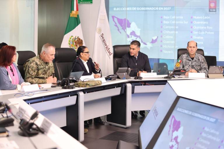 Instalan Mesa de Seguridad para el monitoreo de la jornada electoral del Poder Judicial