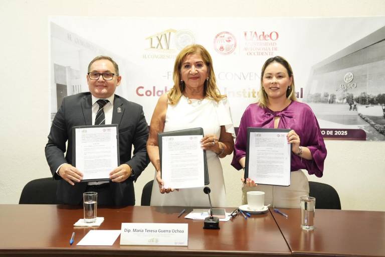 Congreso de Sinaloa y UAdeO firman convenio de colaboración; anuncian diplomado ‘Ciudadanía en Construcción de Paz’