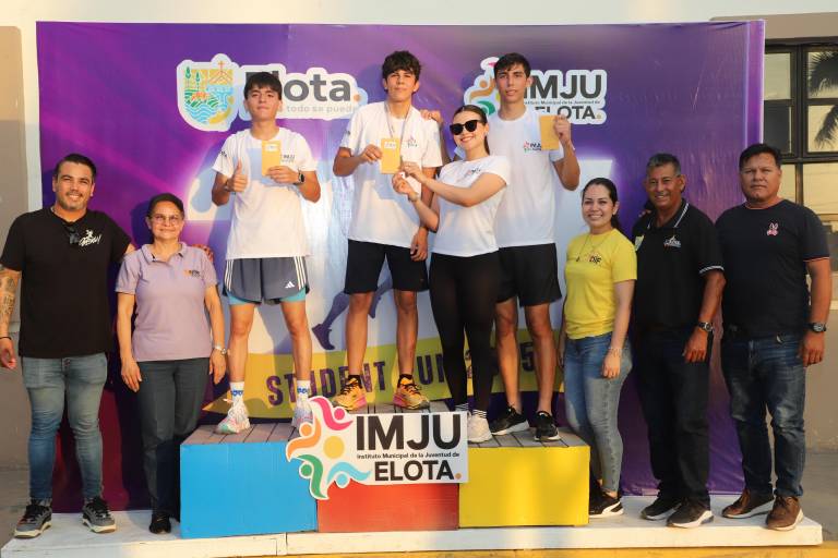 Estudiantes de Elota celebran corriendo: éxito total en la Carrera Student Fest