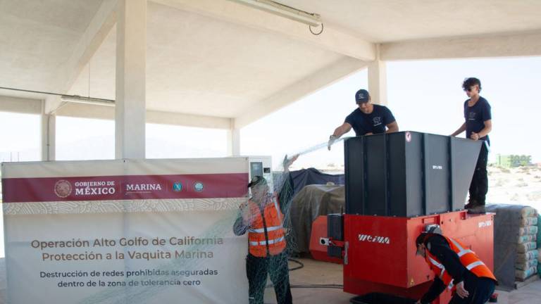 Operación Alto Golfo de California Protección a la Vaquita Marina, por parte del Gobierno de México, a través de la Secretaría de Marina.