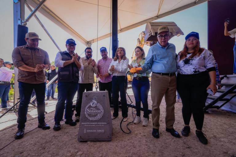 Colocan primera piedra de obra del cuarto Malecón en Culiacán; costará 601 millones de pesos