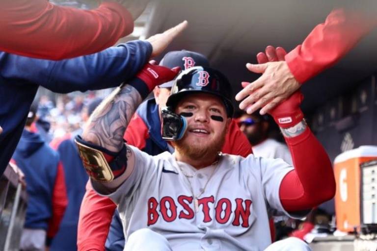 Alex Verdugo pega ante Yanquis su primer jonrón de la temporada